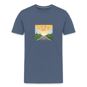 YHWH or the Highway - Kids' Premium T-Shirt - heather blue