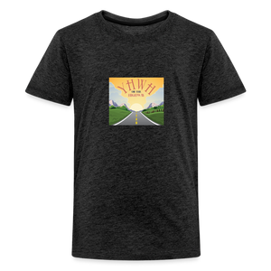 YHWH or the Highway - Kids' Premium T-Shirt - charcoal grey