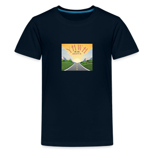 YHWH or the Highway - Kids' Premium T-Shirt - deep navy