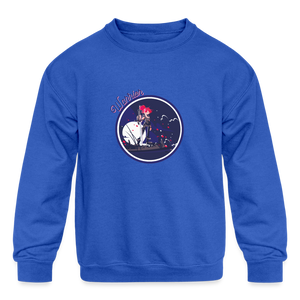 Warrior (Female) - Kids' Crewneck Sweatshirt - royal blue