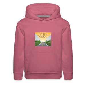 YHWH or the Highway - Kids‘ Premium Hoodie - mauve