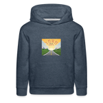 YHWH or the Highway - Kids‘ Premium Hoodie - heather denim