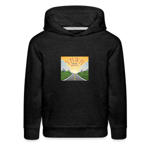 YHWH or the Highway - Kids‘ Premium Hoodie - charcoal grey