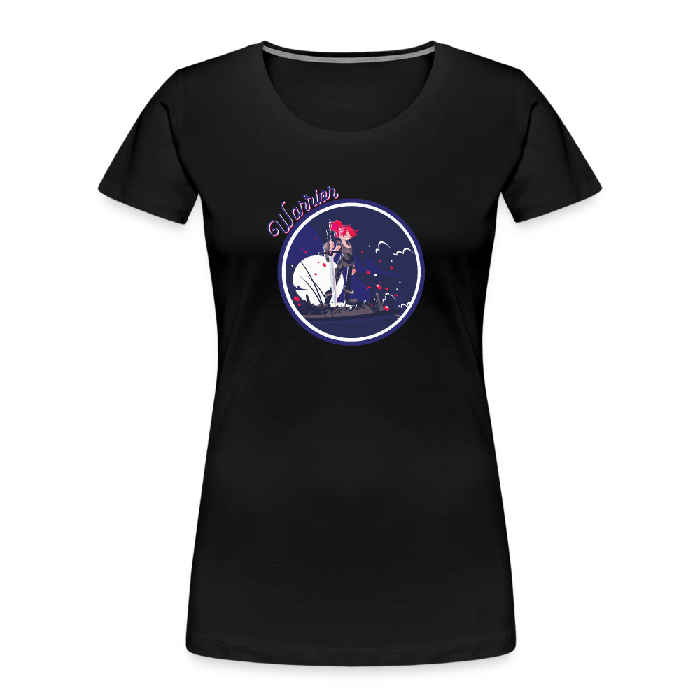 Warrior (Female) - Women’s Premium Organic T-Shirt - black