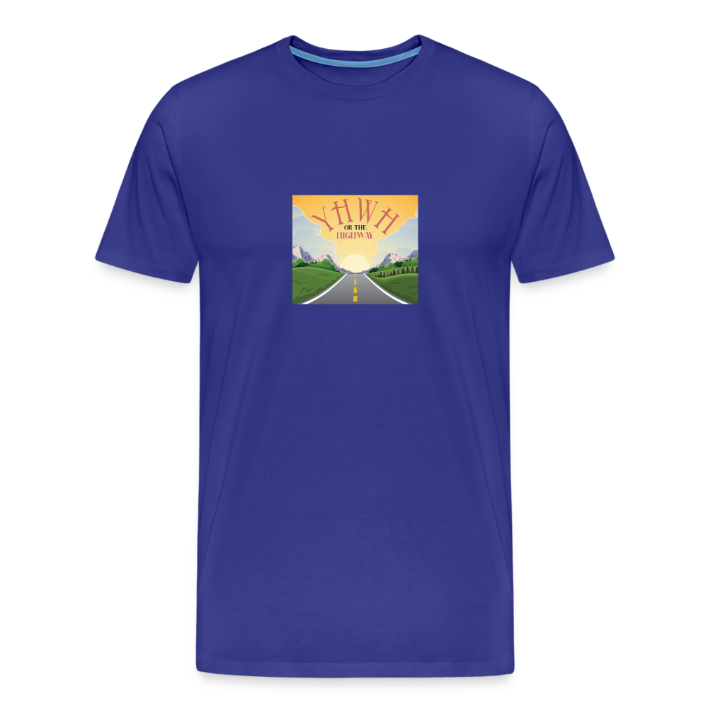 YHWH or the Highway - Unisex Premium T-Shirt - royal blue