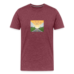 YHWH or the Highway - Unisex Premium T-Shirt - heather burgundy