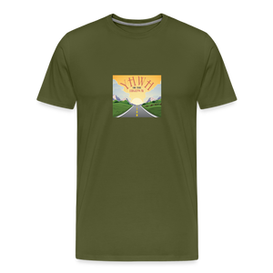 YHWH or the Highway - Unisex Premium T-Shirt - olive green