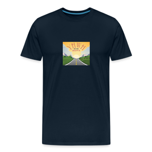 YHWH or the Highway - Unisex Premium T-Shirt - deep navy