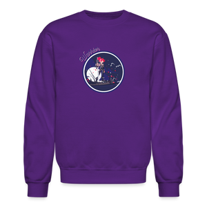 Warrior (Female) - Crewneck Sweatshirt - purple