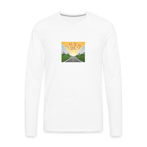 YHWH or the Highway - Men's Premium Long Sleeve T-Shirt - white