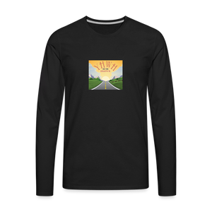 YHWH or the Highway - Men's Premium Long Sleeve T-Shirt - black