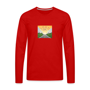 YHWH or the Highway - Men's Premium Long Sleeve T-Shirt - red