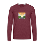 YHWH or the Highway - Men's Premium Long Sleeve T-Shirt - heather burgundy