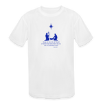 A Savior Has Been Born - Kids' Moisture Wicking Performance T-Shirt - white