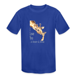 Eternity & Beyond - Kids' Moisture Wicking Performance T-Shirt - royal blue