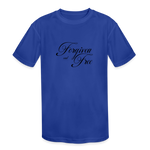 Forgiven & Free - Kids' Moisture Wicking Performance T-Shirt - royal blue