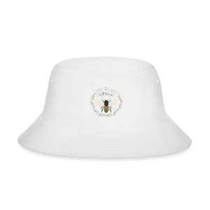 Bee Salt & Light - Bucket Hat - white
