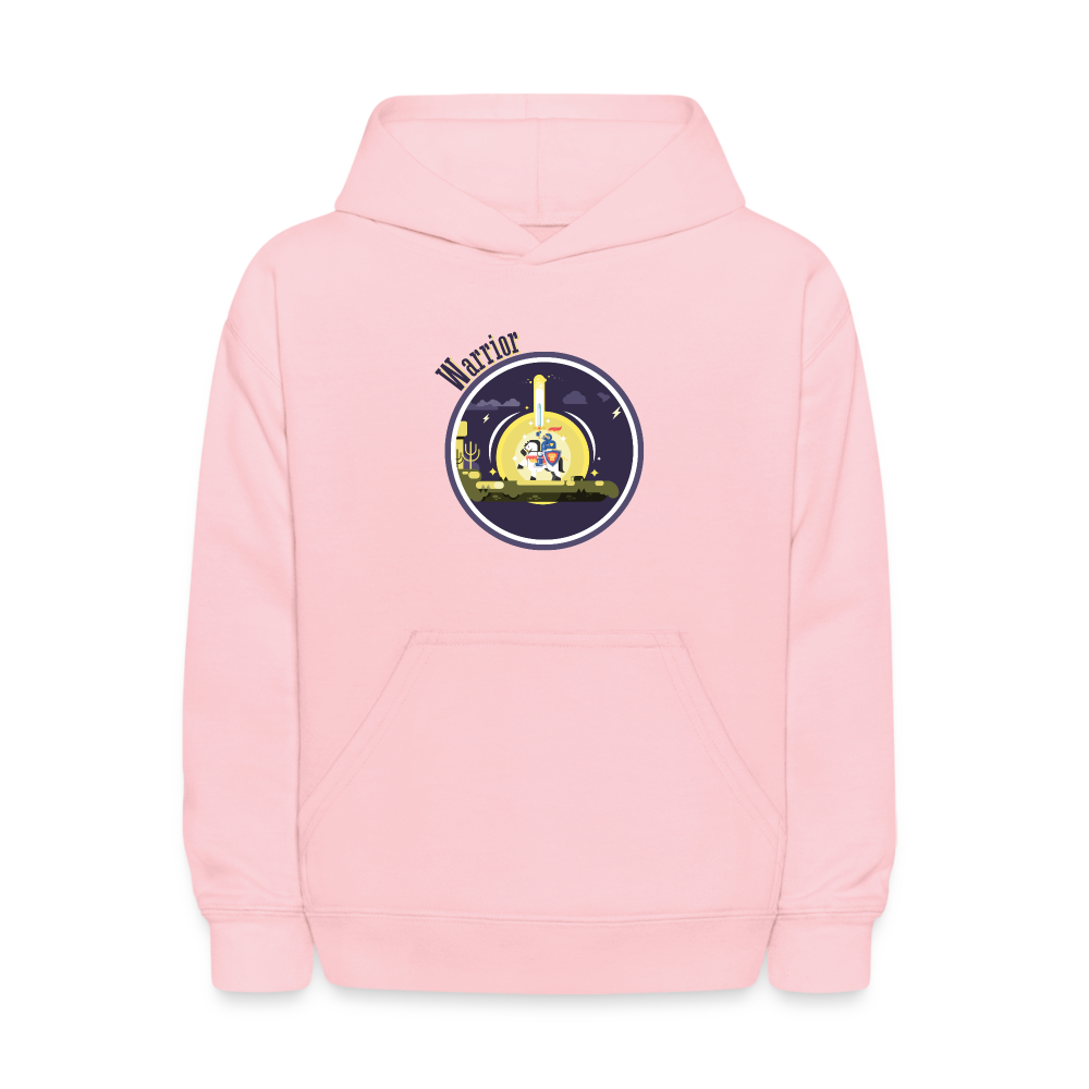 Warrior (Male) - Kids' Hoodie - pink
