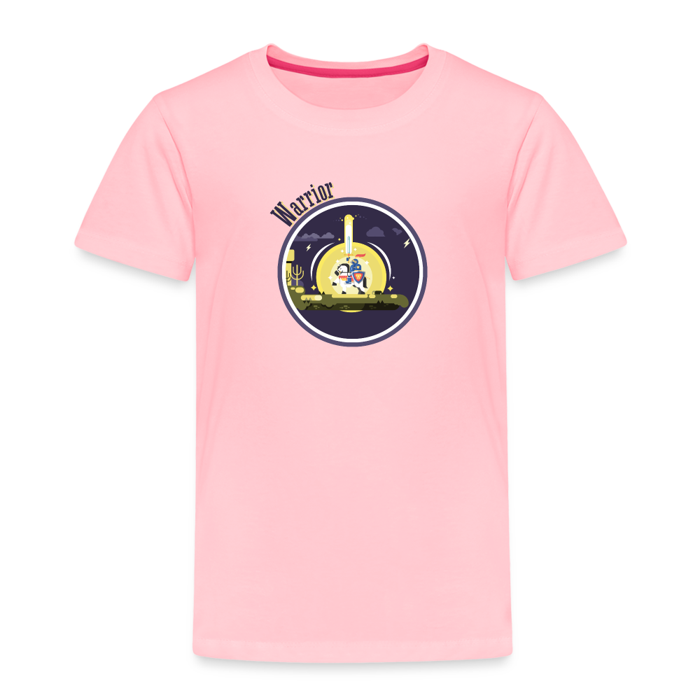 Warrior (Male) - Toddler Premium T-Shirt - pink