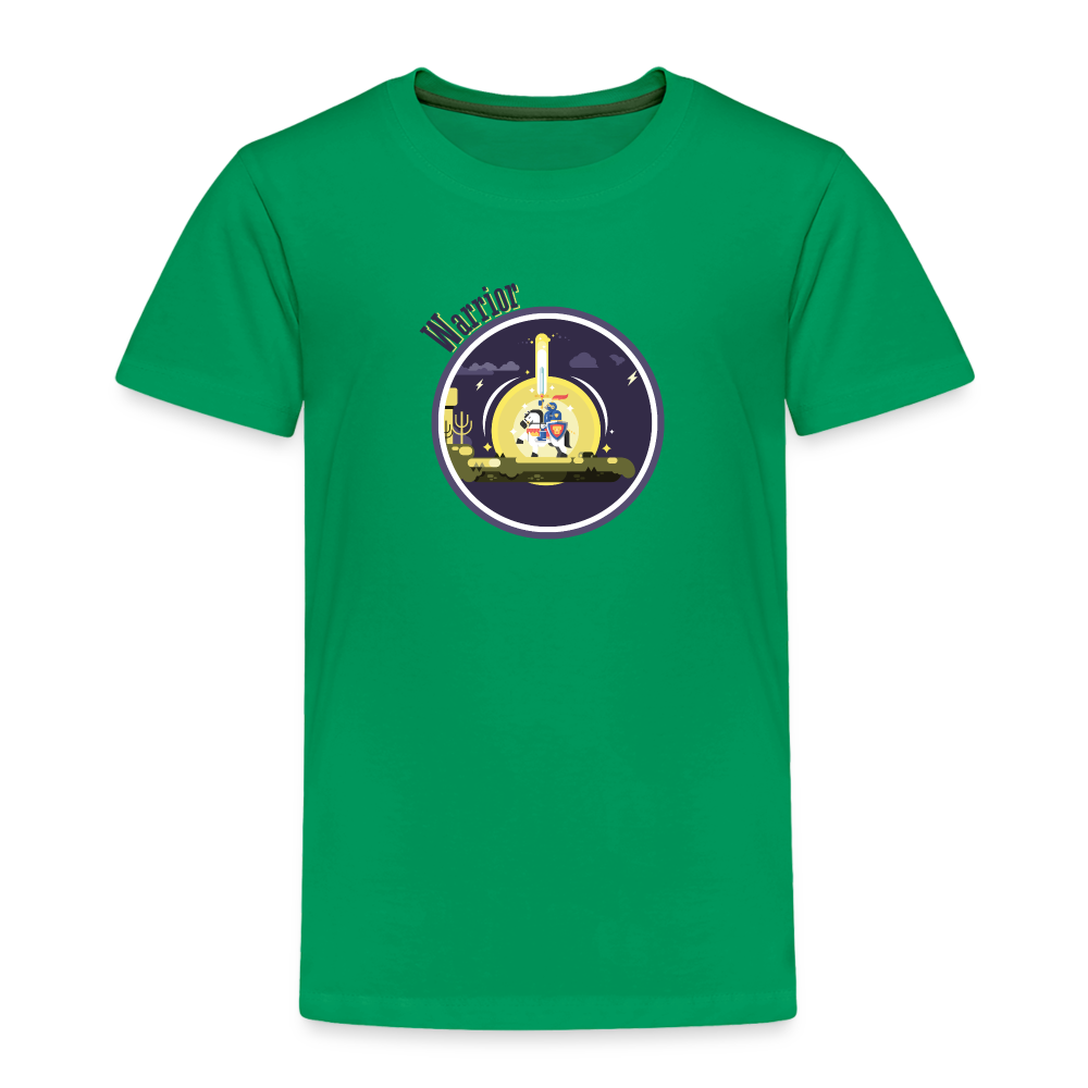 Warrior (Male) - Toddler Premium T-Shirt - kelly green