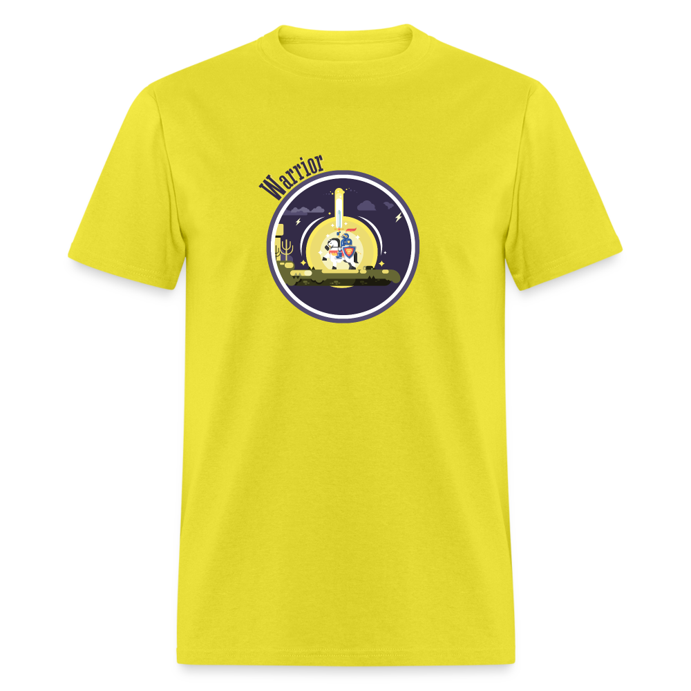 Warrior (Male) - Unisex Classic T-Shirt - yellow