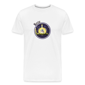 Warrior (Male) - Men’s Premium Organic T-Shirt - white