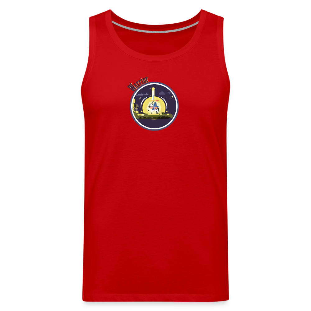 Warrior (Male) - Men’s Premium Tank - red