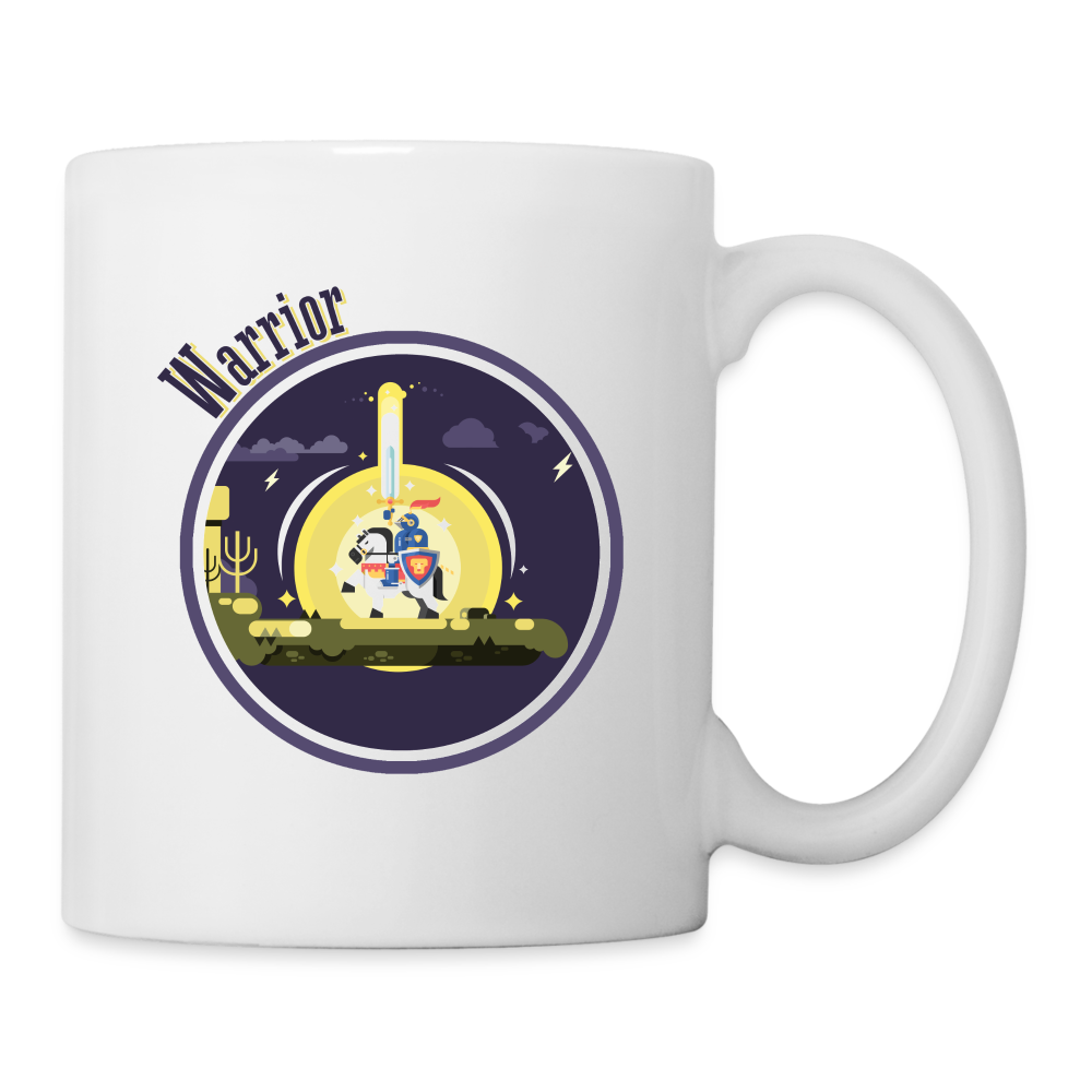 Warrior (Male) - White Coffee/Tea Mug - white