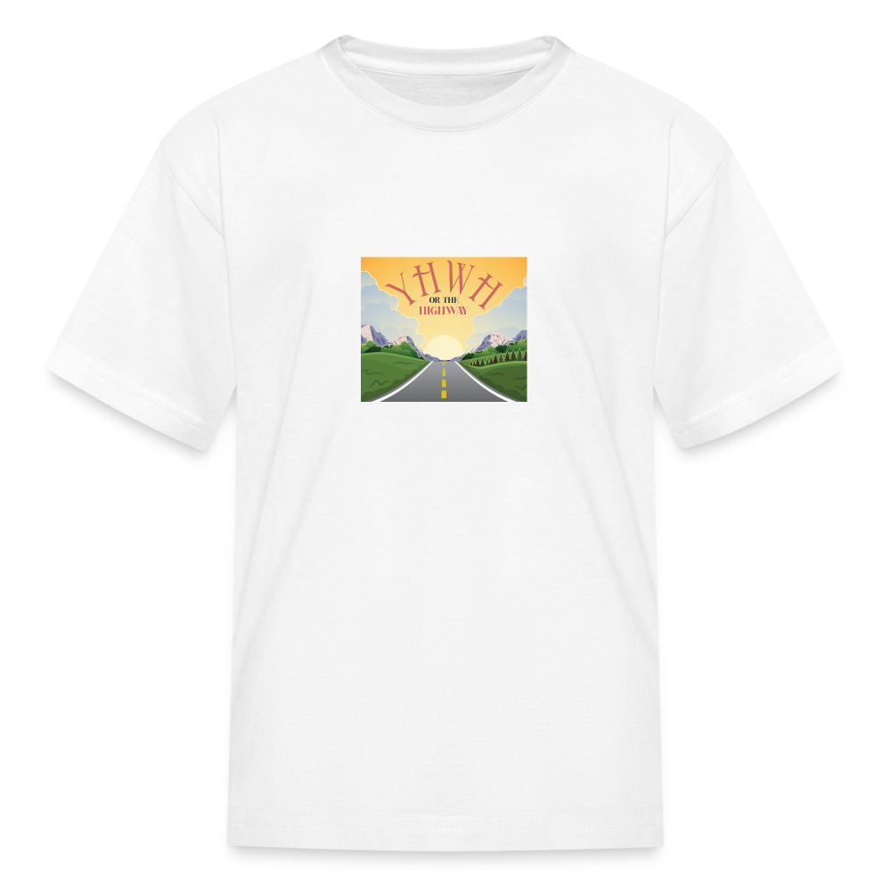 YHWH or the Highway - Kids' T-Shirt - white