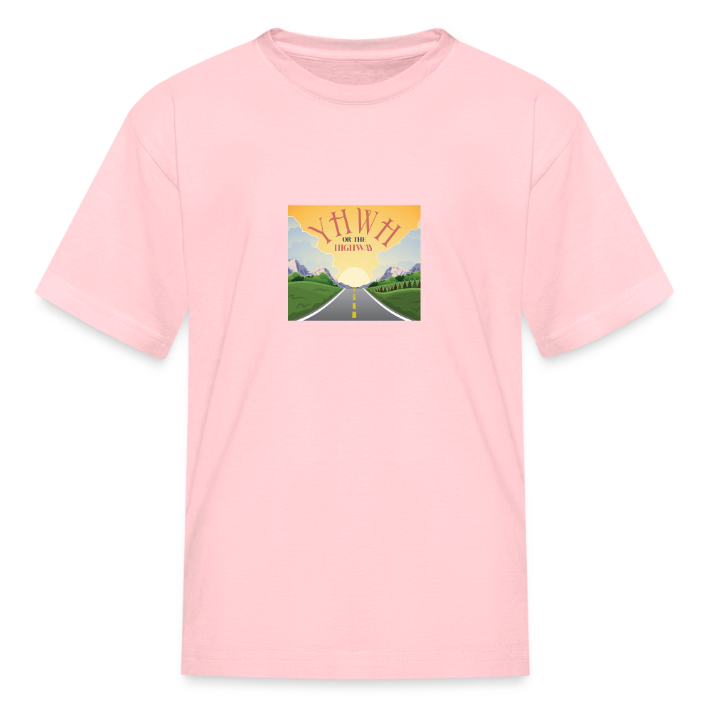 YHWH or the Highway - Kids' T-Shirt - pink