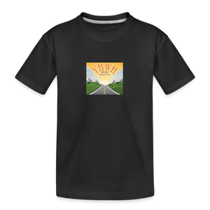 YHWH or the Highway - Kid’s Premium Organic T-Shirt - black