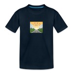 YHWH or the Highway - Kid’s Premium Organic T-Shirt - deep navy