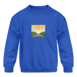 YHWH or the Highway - Kids' Crewneck Sweatshirt - royal blue