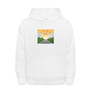 YHWH or the Highway - Kids' Hoodie - white