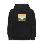 YHWH or the Highway - Kids' Hoodie - black