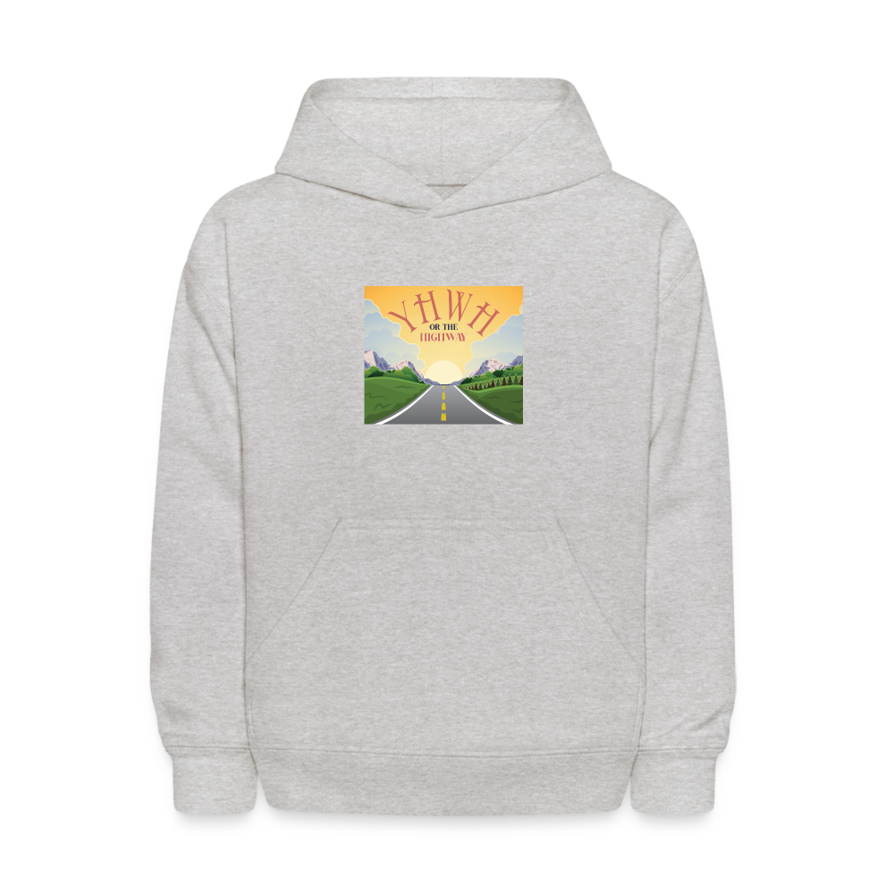 YHWH or the Highway - Kids' Hoodie - heather gray