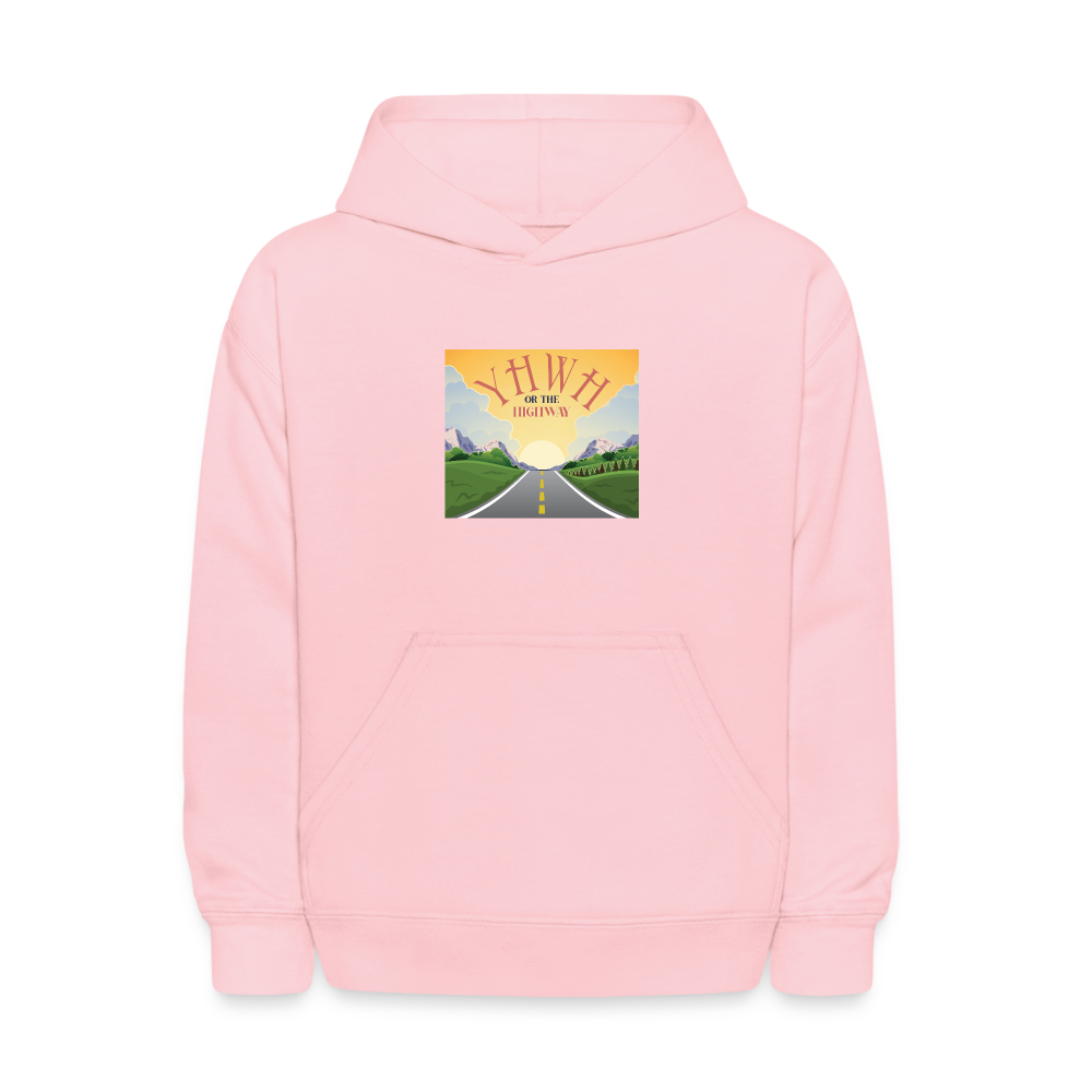 YHWH or the Highway - Kids' Hoodie - pink