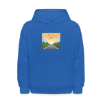 YHWH or the Highway - Kids' Hoodie - royal blue