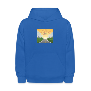 YHWH or the Highway - Kids' Hoodie - royal blue
