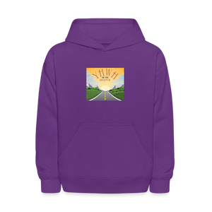 YHWH or the Highway - Kids' Hoodie - purple