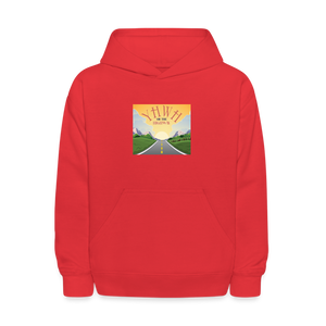 YHWH or the Highway - Kids' Hoodie - red