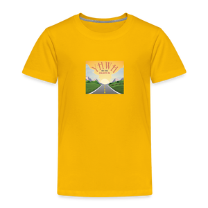 YHWH or the Highway - Toddler Premium T-Shirt - sun yellow