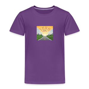 YHWH or the Highway - Toddler Premium T-Shirt - purple