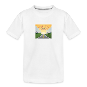 YHWH or the Highway - Toddler Premium Organic T-Shirt - white