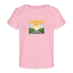 YHWH or the Highway - Organic Baby T-Shirt - light pink
