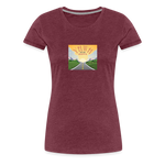 YHWH or the Highway - Women’s Premium T-Shirt - heather burgundy