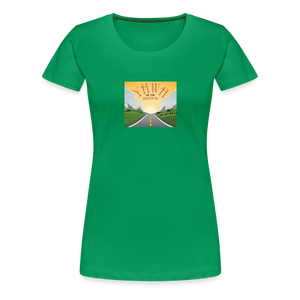 YHWH or the Highway - Women’s Premium T-Shirt - kelly green