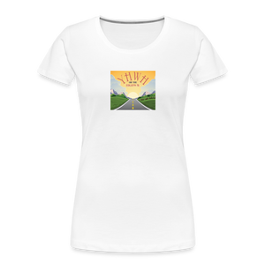 YHWH or the Highway - Women’s Premium Organic T-Shirt - white