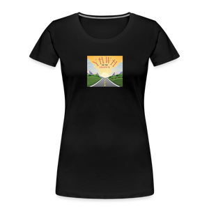 YHWH or the Highway - Women’s Premium Organic T-Shirt - black