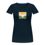 YHWH or the Highway - Women’s Premium Organic T-Shirt - deep navy